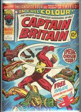 Captain Britain #1 CGC 9.2 WP 1st App Captain Britain Marvel Comics UK 1976 picture