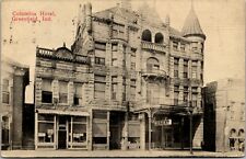 1910s Columbia Hotel Greenfield Indiana Postcard picture