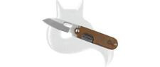 Black Fox Knife Bean Gen2 BF-719MIN 440C Steel Natural Micarta Pocket Knives picture