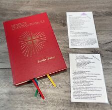 Order of Christian Funerals Presiders Ritual Edition 1989 Nicene Creed NICE picture