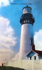 1958 Picture Postcard ~ Yaquian Head Light House ~ Newport, Oregon ~ #-5089 picture