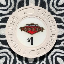 (1) Tropicana $1 Las Vegas, Nevada Gaming Poker Casino Chip EX4 picture