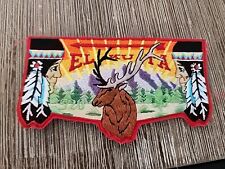OA Lodge 520 El-Ku-Ta S43 Flap RED Bdr. Great Salt Lake UT [MOBX4-7e] picture
