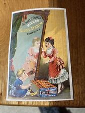 Gilbert S. Graves Mirror Gloss Starch, Buffalo, NY Victorian Trade Card picture