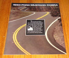 Original 1993 Ford SVT Mustang Cobra Sales Brochure picture