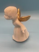Vintage Giftco White Glazed Porcelain Kissing Angel- Excellent Condition  picture
