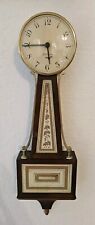 Vintage Seth Thomas Banjo 8 Day Wall Clock With 4 Jeweled Movement #E020-003 picture