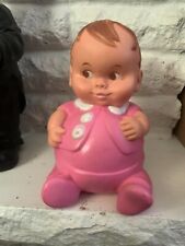 VINTAGE 1967 UNEEDA PINK BABY DOLL WITH MARKING picture