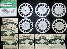 Box of 6 View-Master Empty Blank Personal Stereo Reel Mounts with Envelopes NOS picture