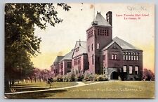 Lyon's Township High School La Grange Illinois IL 1908 Postcard picture