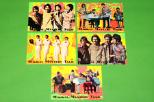 1996 Sports Time The Beatles  MAGICAL MYSTERY TOUR GOLD FOIL INSERT 5 Card SET picture