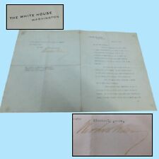 Woodrow Wilson - Typed Letter Signed as President April 20, 1916 picture
