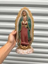 Vintage Plastic Mother Mary Our Lady Of Guadalupe 3D Wall Hanging picture