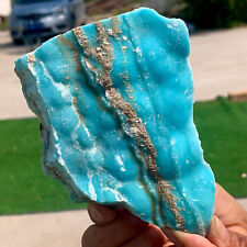 422G   Natural beautiful blue texture stone mineral sample quartz crystal picture