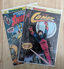 Impact Comics Set of Two Comet Legend of the Shield #1 Mark Waid 1991 DC picture