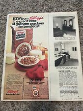 Vintage 1979 Kellogg’s Graham Crackos Cereal Newspaper Print Ad & Coupon picture