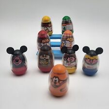 Vintage 1970s Hasbro Weeble Wobble Disney Mickey Mouse Pluto Witch Karen Lot picture