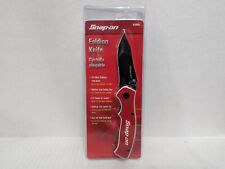 SNAP-ON 870993 Red High Carbon 7Cr17MoV Stainless Steel Linerlock Folding Knife picture