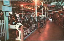 Lincoln Nebraska Bicycles & Motorcycles Restored Antique Motorcycles Postcard picture