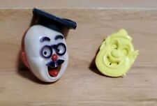 Vintage Cracker Jack Prizes Dial a Face Mechanical Clown & 