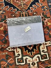 Vtg 90s Deadstock Light Blue Cotton Pima Oxford Twin Fitted Sheet Ralph Lauren picture