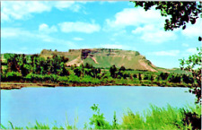 Postcard Nebraska Scottsbluff Nat. Monument North Platte River 5.5 x 3.5 In picture