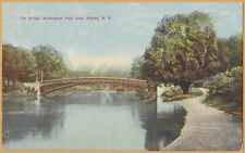 Albany, N. Y., The Bridge at Washington Park Lake-1911 RPO Cancel picture