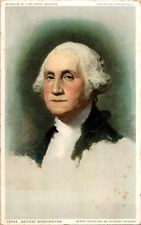 C. 1915 George Washington Postcard Gilbert Stuart Museum of Fine Arts Boston MA picture