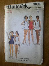 Vintage Butterick Sewing Pattern 3094  TENNIS DRESS Size 7/8 Bust 29 picture