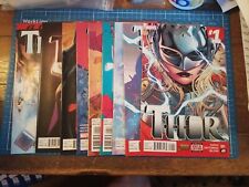Thor 1 2 3 4 5 6 7 8 Annual 1 Marvel Comics A-297 Complete Set 2014 Jane Foster picture