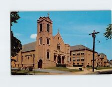 Postcard St. Mary's Catholic Church School and Convent Pompton Lakes New Jersey picture