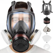 Gas Masks Survival Nuclear and Chemical - Respirator Mask, Reusable Full Face... picture