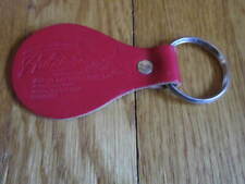 Auburn NY Leathercrafters Keyring Key Chain Red 'There is nothing like leather' picture