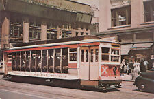 postcard THIRD AVE RAILWAY 1096 CONVERTIBLE CAR - NY picture