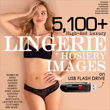 5,100+ Women's High-End LINGERIE + HOSIERY Images on USB Flash Drive SEXY WOMEN picture
