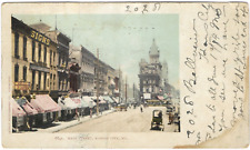 RPPC Colorized Main Street Kansas City Circa 1904 Scott 323, A130, 1904  picture