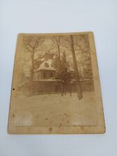 1893 Phi Kappa Psi Fraternity House Ann Arbor MI Mounted Photo January 14, 1893 picture