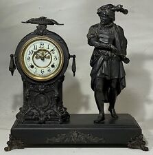 Statue Clock Shakespeare 3 Musketeers D'Artagnan  Captain Cook King Henry VIII picture
