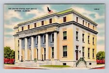 Dothan AL-Alabama, United States Post Office, Antique Vintage Souvenir Postcard picture