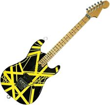 AXE HEAVEN Minature Guitars Mini Replica Guitar Van Halen, Black & Yellow picture