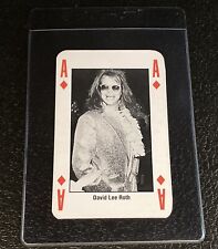 1993 Kerrang Card David Lee Roth Van Halen The King Of Metal Playing Card Rock picture
