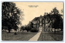 1919 Exterior Luther College Building Wahoo Nebraska NE Antique Vintage Postcard picture