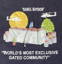Vintage 2000’s American Embassy Kabul Afghanistan T Shirt Adult Medium RARE picture