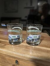 4 Hess Glasses Vintage 1996 Classic Truck Series Hess Trailer And Racer picture
