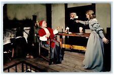 c1950's Salem Witch Trials Fireplace Massachusetts MA Unposted Vintage Postcard picture