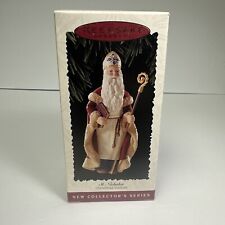 Hallmark Ornament Christmas Visitors St. Nicholas 1st in Series 1995 picture