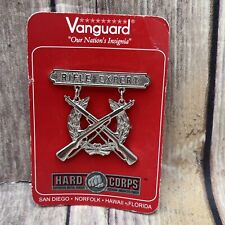 USMC US Marine Corps Rifle Qualification Expert Shooting Badge PIN Vanguard picture