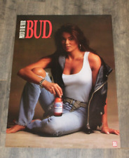 TWO NOS 20”X 28” Anheuser Busch Budweiser Proud To Be Your Bud 1993 Poster picture