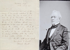 Edward Everett 20th Secretary Of State United States Autograph Letter Signed picture