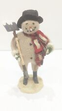 ESC Trading Company Cody Foster Snowman With Shovel Primitive Folk Art Unmarked picture